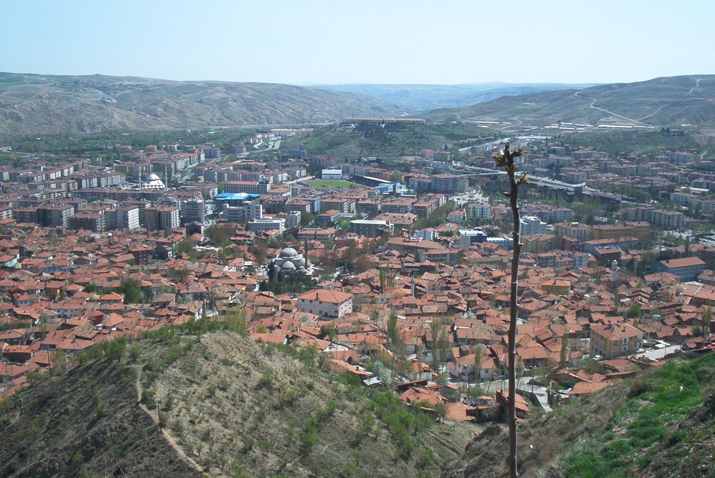 Çankırı Kalesi'nden şehir manzarası